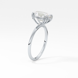 Oval Solitaire Lab Grown Diamond Engagement Ring