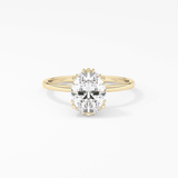 Oval Solitaire Lab Grown Diamond Engagement Ring