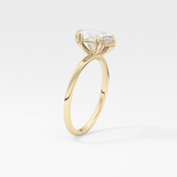 Oval Solitaire Lab Grown Diamond Engagement Ring