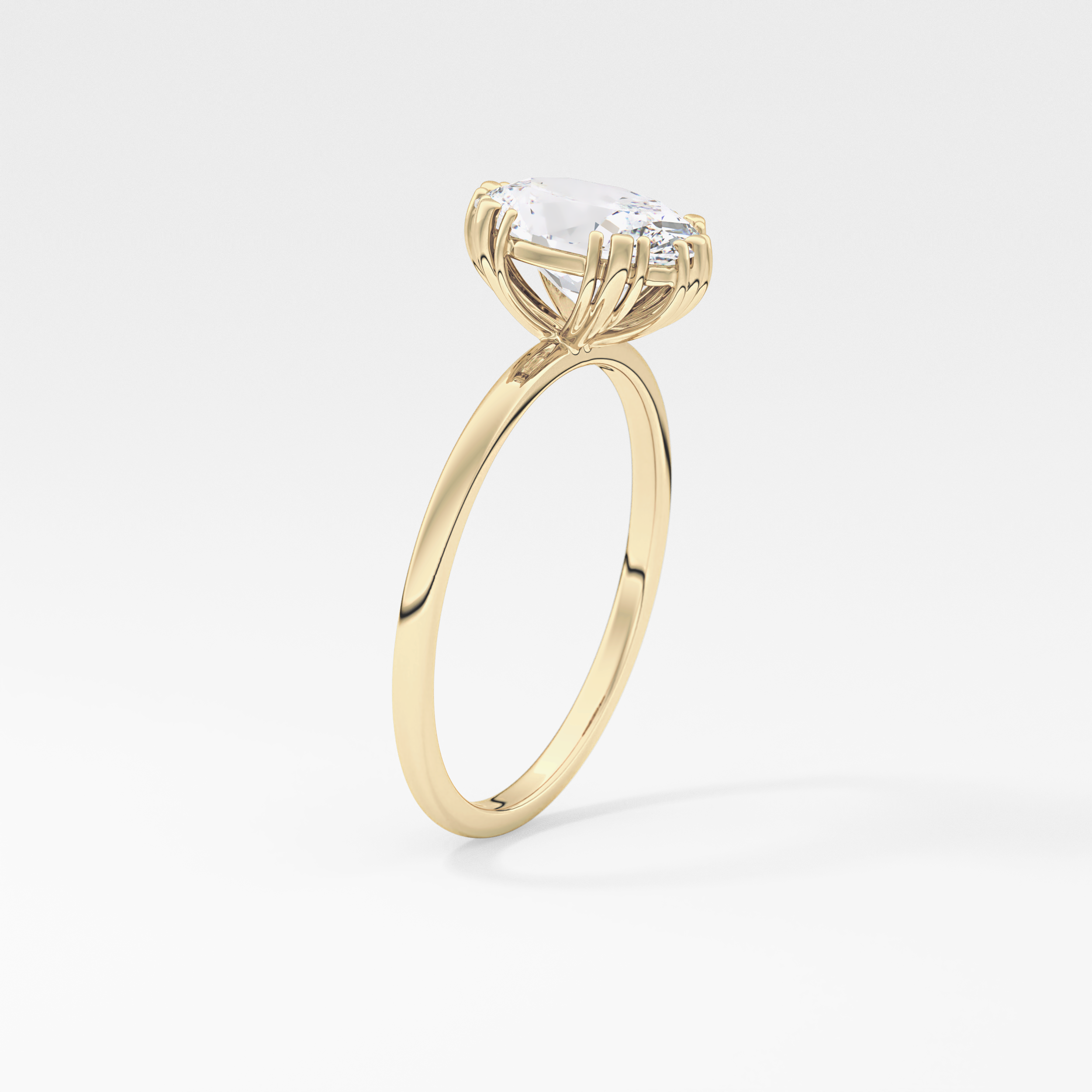 Oval Solitaire Lab Grown Diamond Engagement Ring