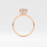 Oval Solitaire Lab Grown Diamond Engagement Ring