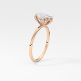 Oval Solitaire Lab Grown Diamond Engagement Ring