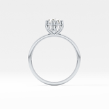 Oval Solitaire Lab Grown Diamond Engagement Ring