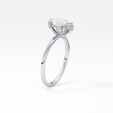 Oval Solitaire Lab Grown Diamond Engagement Ring