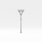 Round Cluster Lab Grown Diamond Engagement Ring
