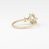 Princess Cluster Lab Grown Diamond Engagement Ring