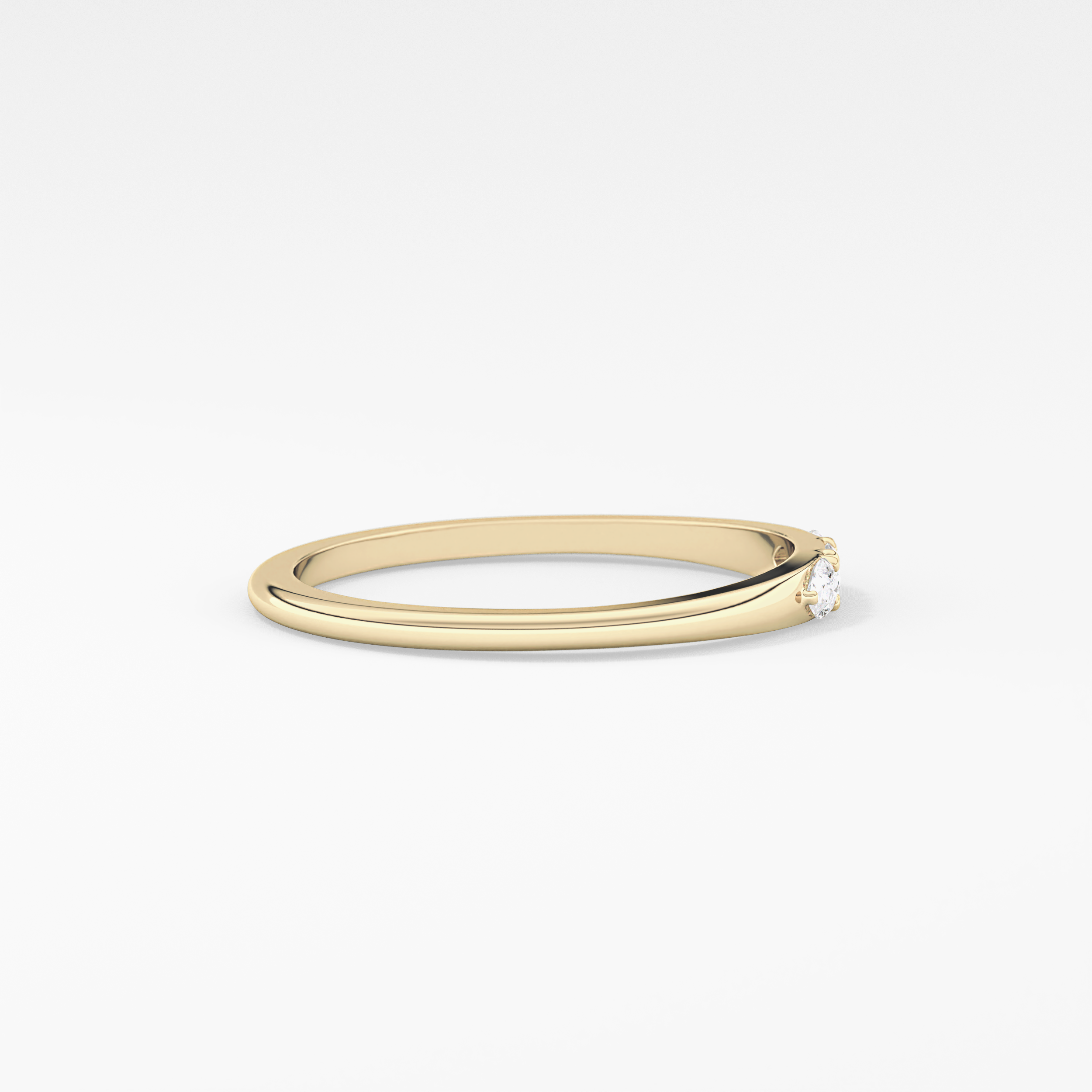 Oval Three Stone Lab Grown Diamond Engagement Ring