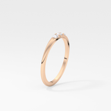 Oval Three Stone Lab Grown Diamond Engagement Ring