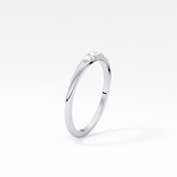 Oval Three Stone Lab Grown Diamond Engagement Ring