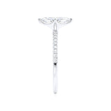 Marquise Pave Lab Grown Diamond Engagement Ring