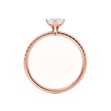 Marquise Pave Lab Grown Diamond Engagement Ring