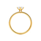 Marquise Pave Lab Grown Diamond Engagement Ring