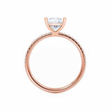 Princess Pave Lab Grown Diamond Engagement Ring