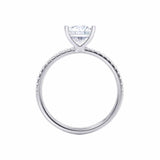 Princess Pave Lab Grown Diamond Engagement Ring