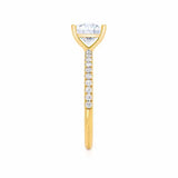 Princess Pave Lab Grown Diamond Engagement Ring