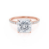Princess Pave Lab Grown Diamond Engagement Ring
