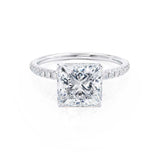 Princess Pave Lab Grown Diamond Engagement Ring