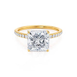 Princess Pave Lab Grown Diamond Engagement Ring