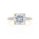 Princess Pave Lab Grown Diamond Engagement Ring