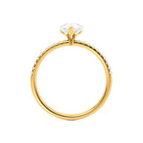 Pear Pave Lab Grown Diamond Engagement Ring
