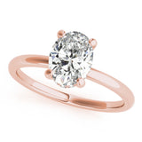 2.0 CT Oval Shaped Moissanite Engagement Ring In Hidden Halo 12
