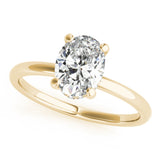 2.0 CT Oval Shaped Moissanite Engagement Ring In Hidden Halo 8