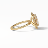 Oval Halo Lab Grown Diamond Engagement Ring