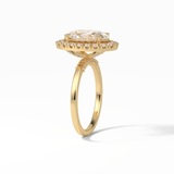 Oval Halo Lab Grown Diamond Engagement Ring