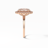 Oval Halo Lab Grown Diamond Engagement Ring