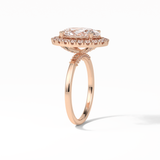 Oval Halo Lab Grown Diamond Engagement Ring
