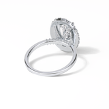 Oval Halo Lab Grown Diamond Engagement Ring