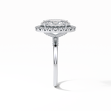 Oval Halo Lab Grown Diamond Engagement Ring