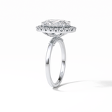 Oval Halo Lab Grown Diamond Engagement Ring