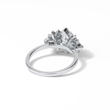 Marquise Cluster Lab Grown Diamond Engagement Ring