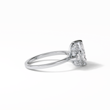 Marquise Cluster Lab Grown Diamond Engagement Ring