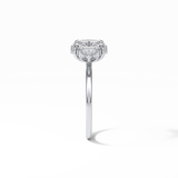 Oval Cluster Lab Grown Diamond Engagement Ring