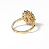 Oval Halo Lab Grown Diamond Engagement Ring