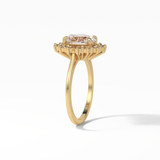 Oval Halo Lab Grown Diamond Engagement Ring
