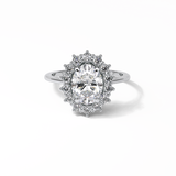 Oval Halo Lab Grown Diamond Engagement Ring