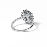 Oval Halo Lab Grown Diamond Engagement Ring