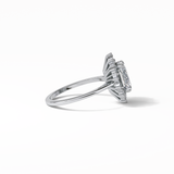 Oval Halo Lab Grown Diamond Engagement Ring