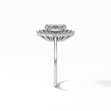 Oval Halo Lab Grown Diamond Engagement Ring