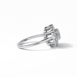 Round Halo Lab Grown Diamond Engagement Ring