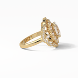 Oval Halo Lab Grown Diamond Engagement Ring