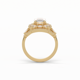 Oval Halo Lab Grown Diamond Engagement Ring