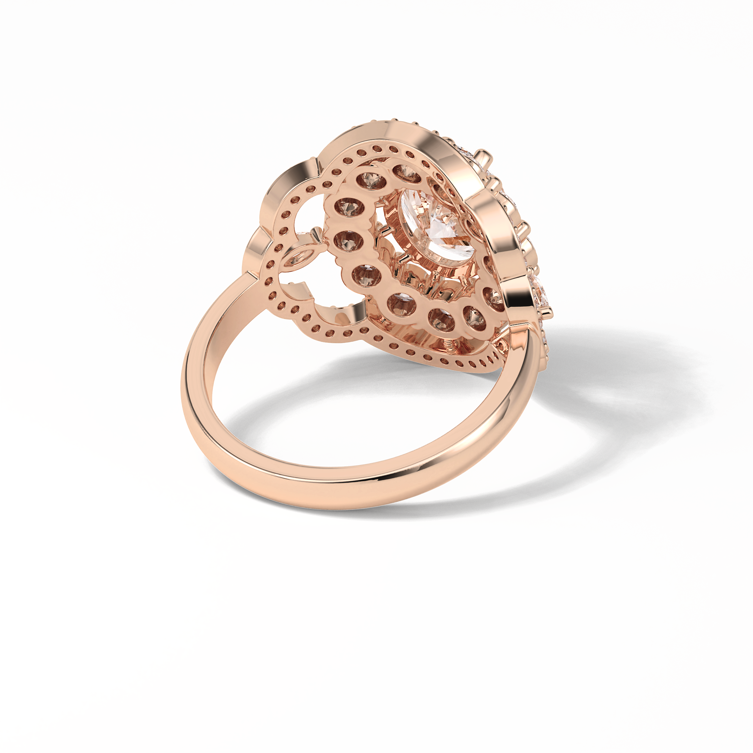 Oval Halo Lab Grown Diamond Engagement Ring