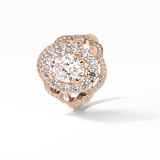 Oval Halo Lab Grown Diamond Engagement Ring