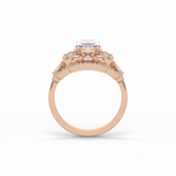 Oval Halo Lab Grown Diamond Engagement Ring