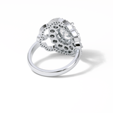 Oval Halo Lab Grown Diamond Engagement Ring
