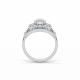 Oval Halo Lab Grown Diamond Engagement Ring